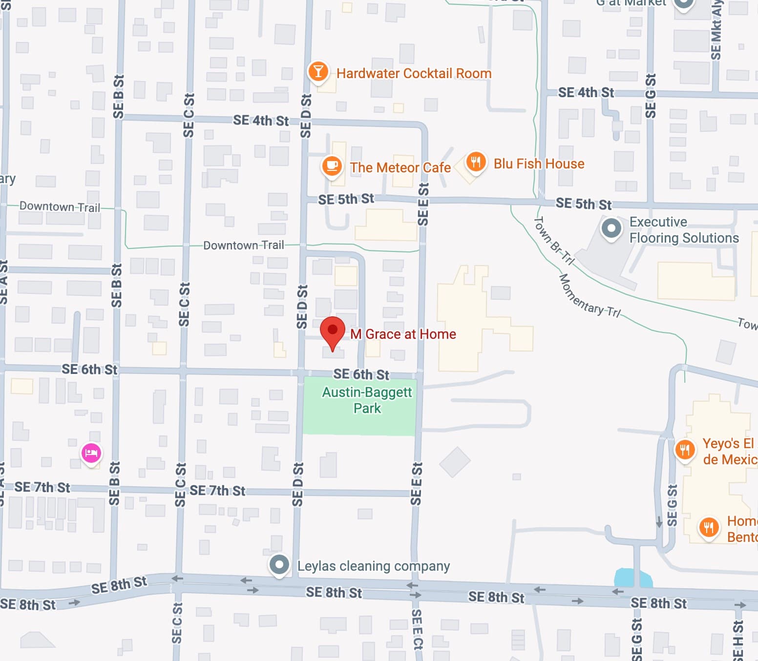 Map — 509 SE 6th St, Bentonville, AR 72712