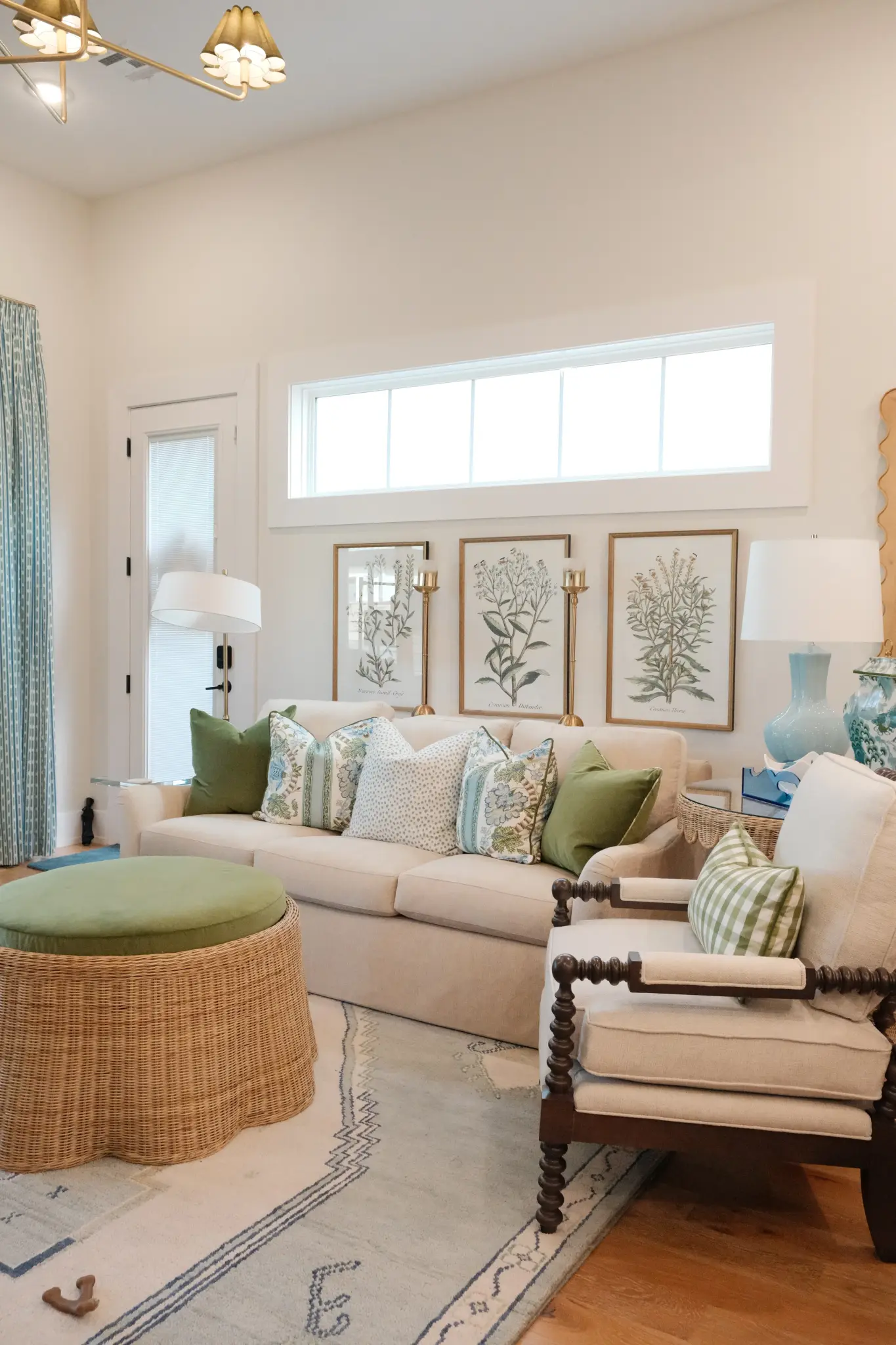 Layered lighting creating warmth at multiple levels