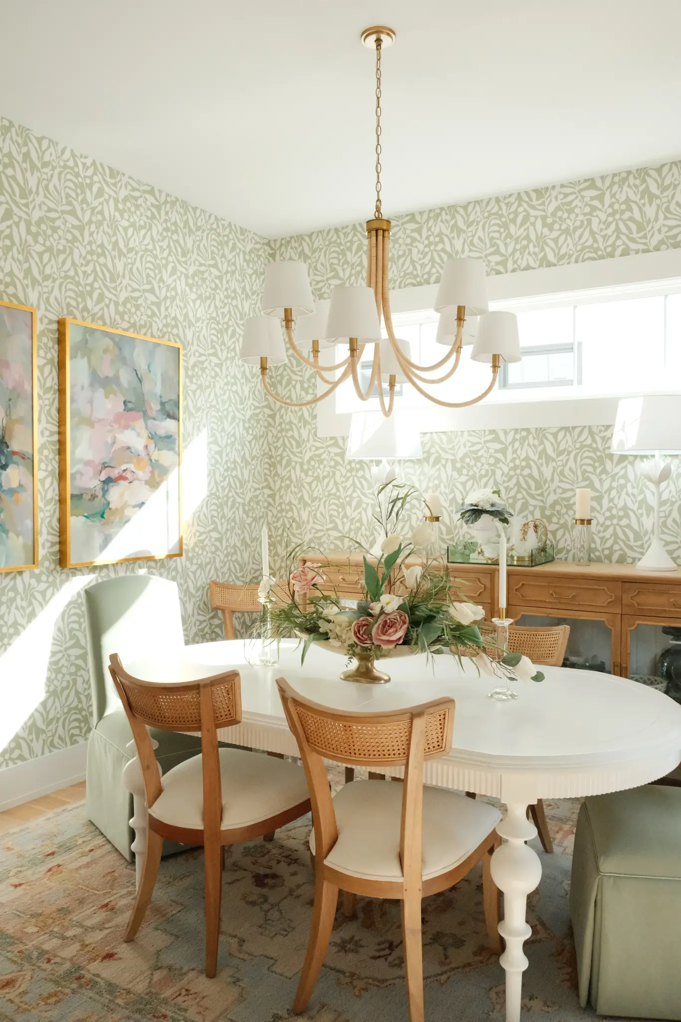 Cohesive materials creating a unified feel