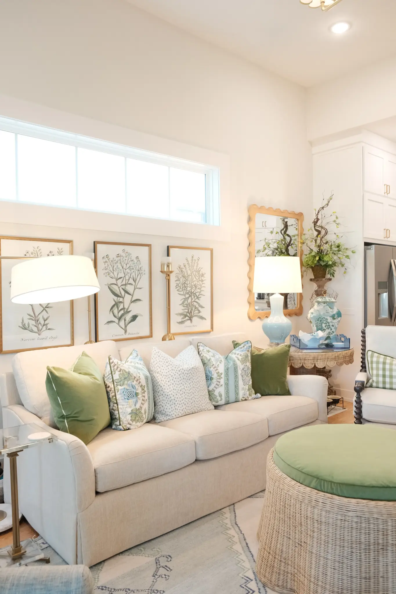 A room with a clear, grounding focal point