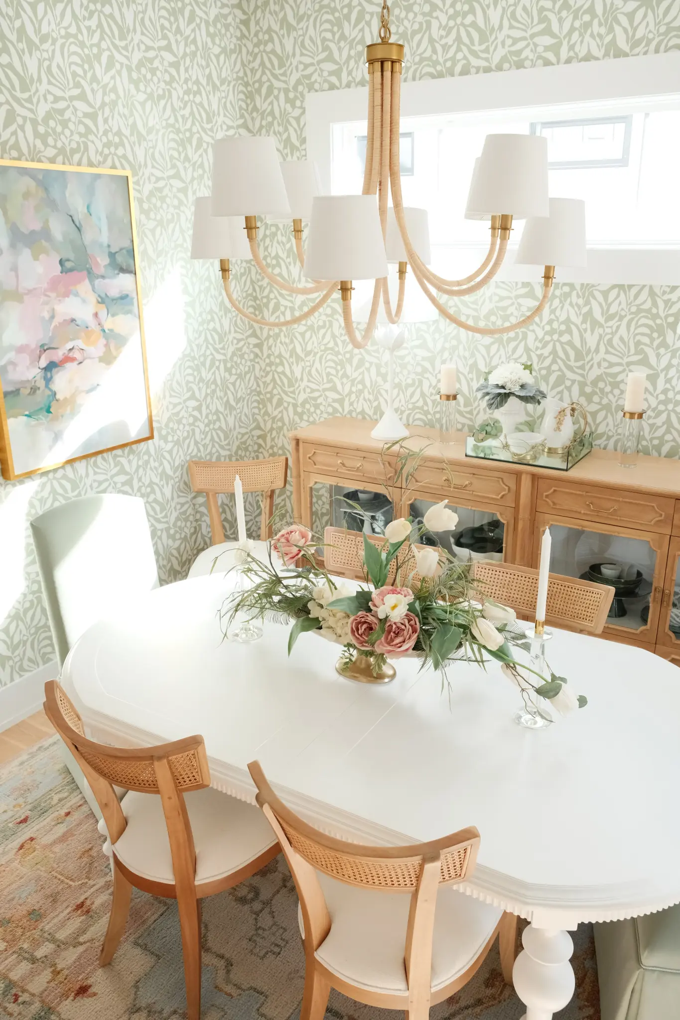 A beautifully styled room that still feels lived-in