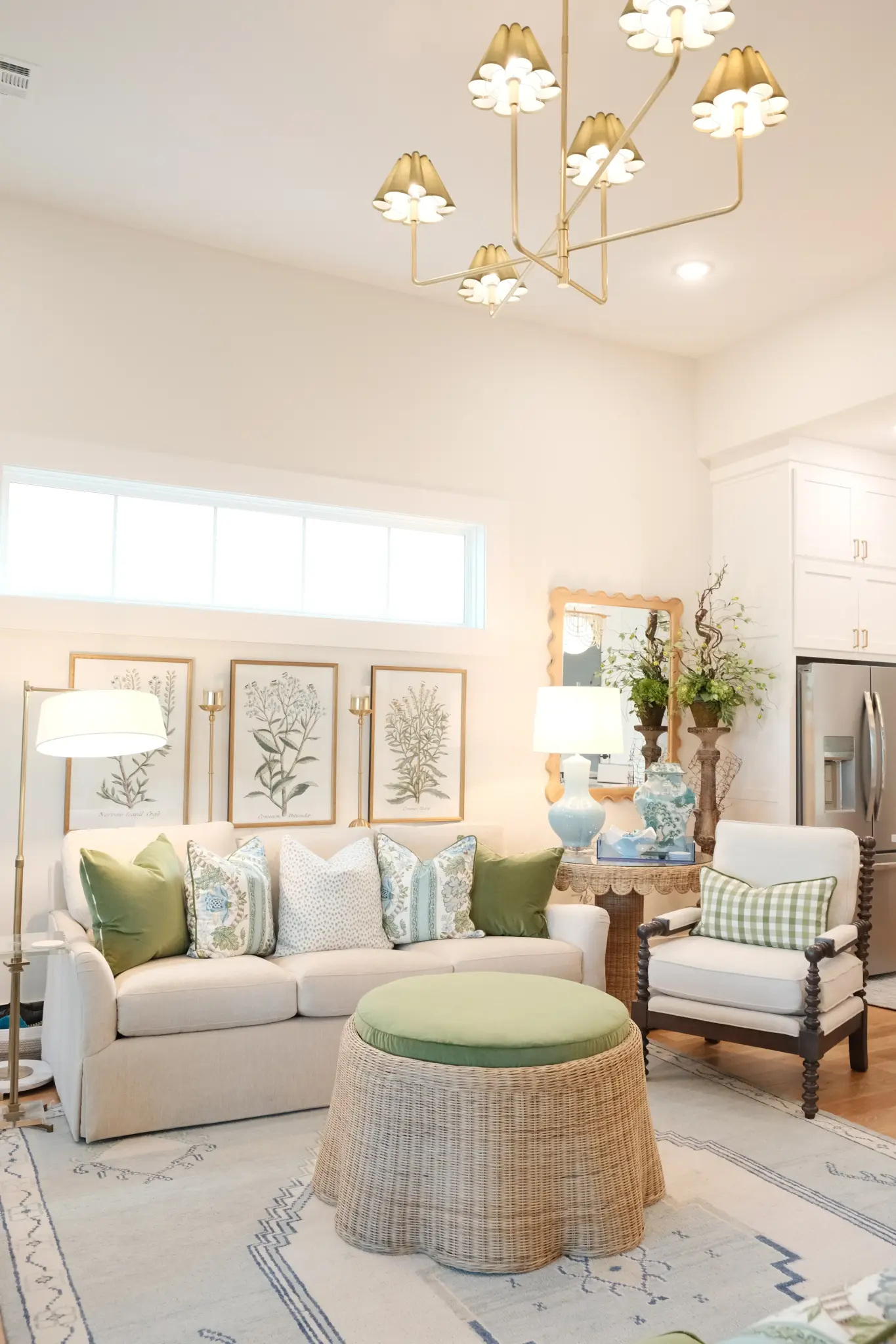 Drapery completing a room's design story
